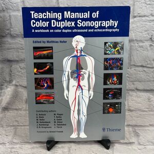 Teaching Manual Of Color Duplex Sonography Training Book 2001 First Edition